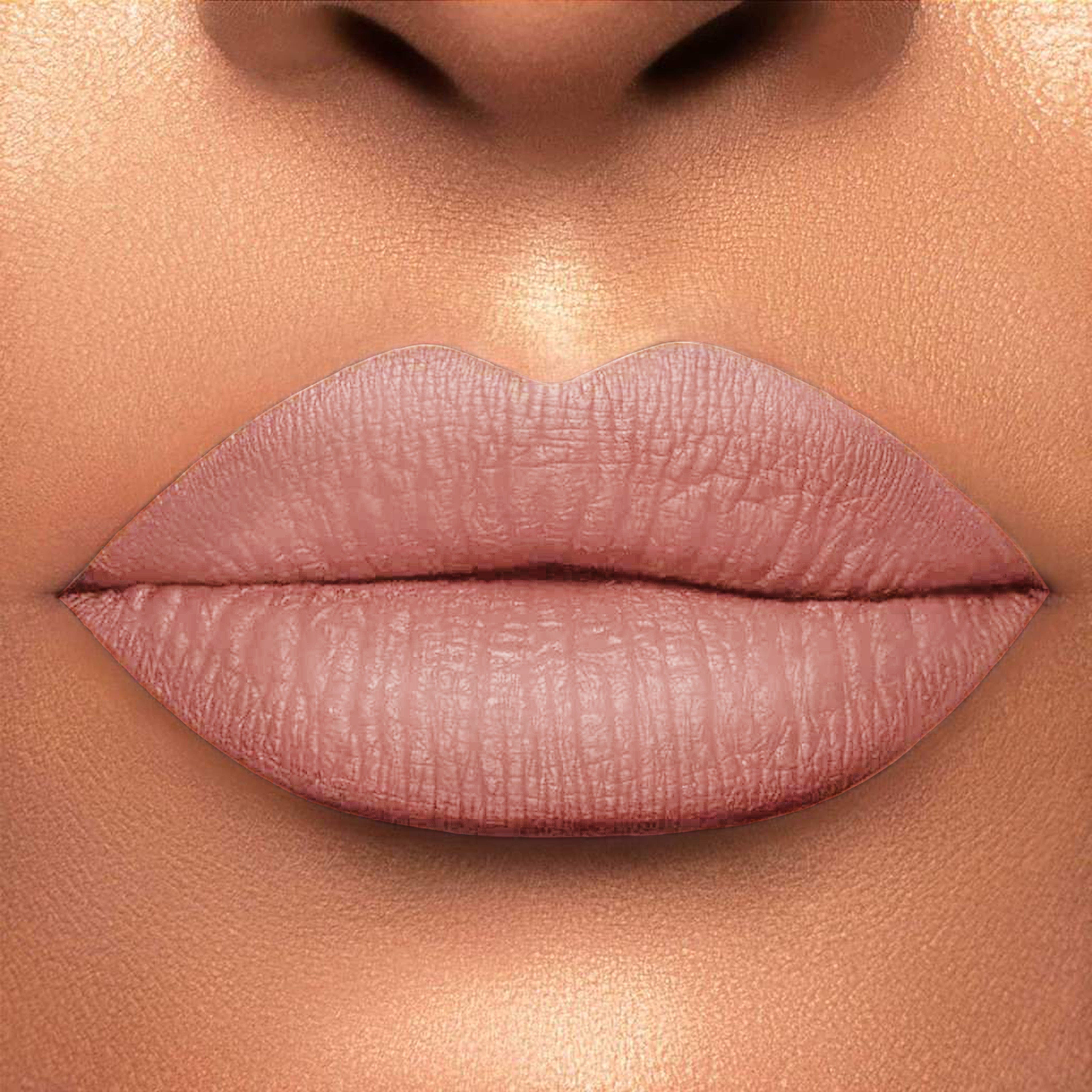 Miss Me is the perfect pale nude liquid lipstick for any skin tone. It's vegan- friendly and has a matte finish for a long-lasting look. Achieve a fantastic pout wit