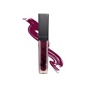 Hustla delivers sophisticated, effortless glamour in the form of a dark violet matte liquid lipstick. With a blend of natural, organic ingredients, this lipstick off