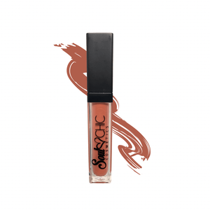 Saweetie lipstick is a matte liquid formula with a peachy tan hue. It glides onto your lips with a lightweight finish and stays put all night long. The creamy formul