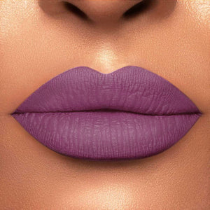 This organic matte lipstick, Party Girl, is the perfect addition to any makeup bag. With its vibrant purple hue, you'll stand out amongst the crowd. Formulated with 